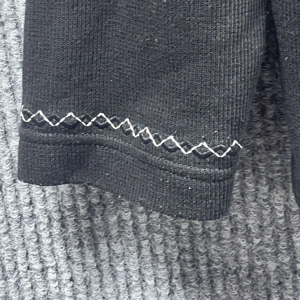 Christmas Sweater Planet And Company Woman Size Petite Med Knit Holiday Cardigan